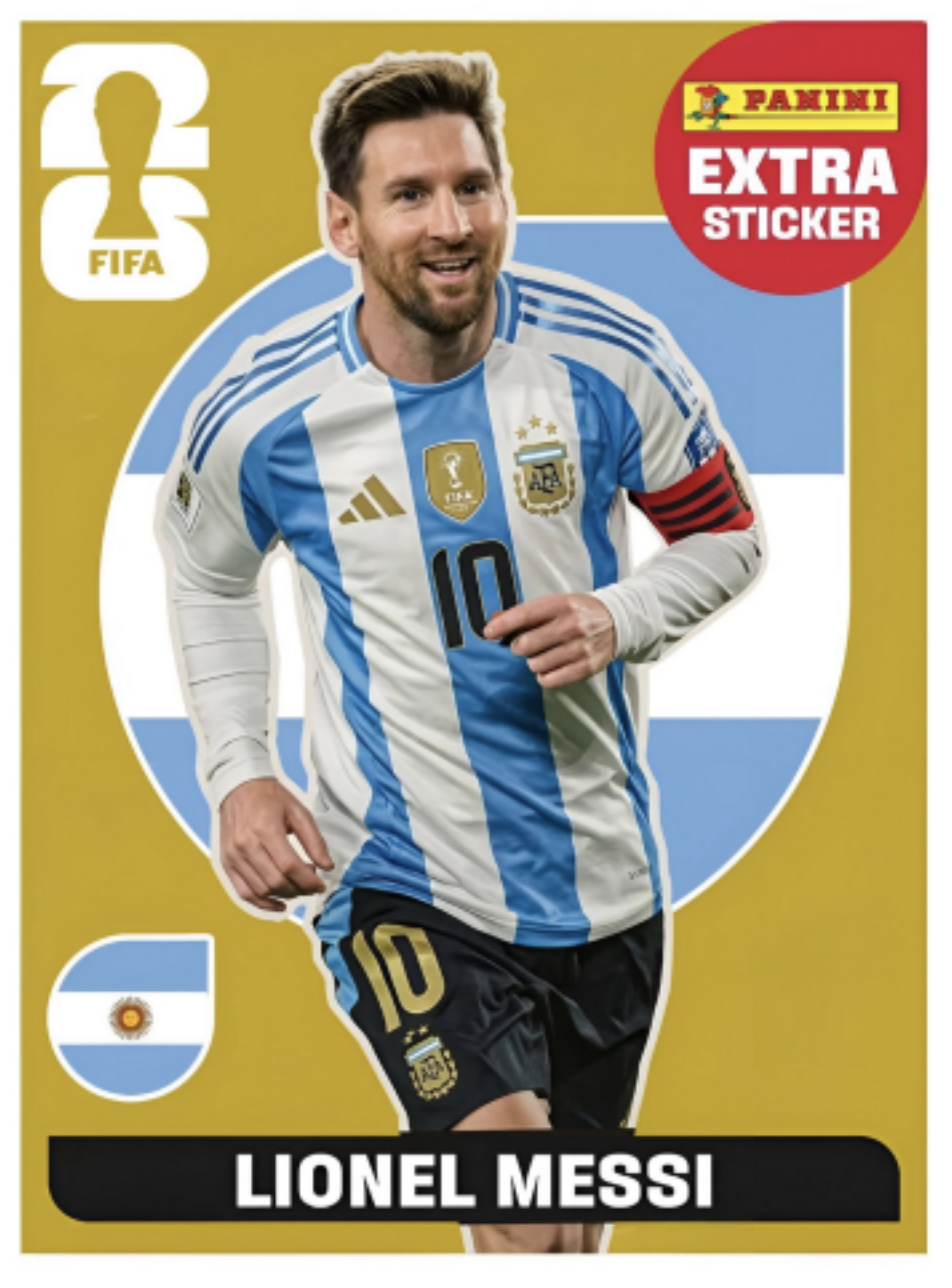 Cromo de jogador do Mundial