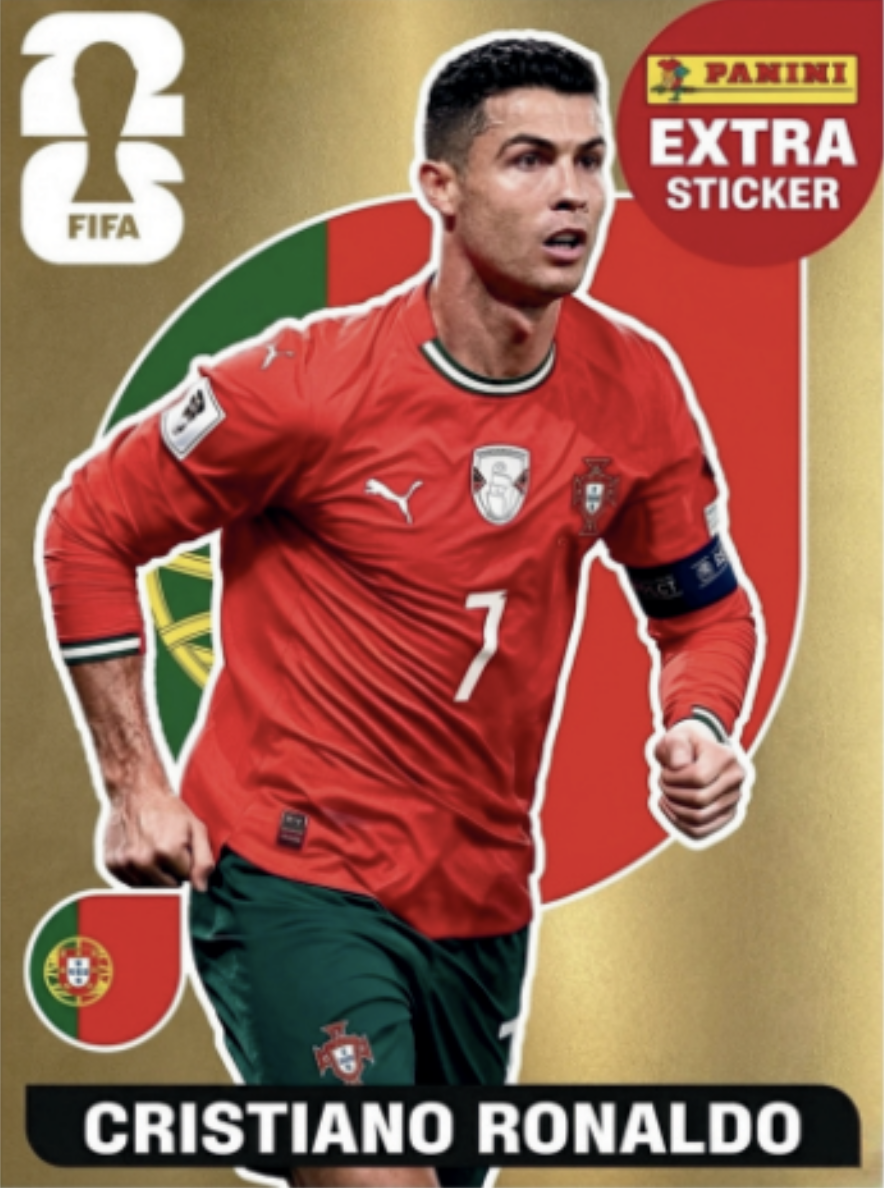Cromo de jogador do Mundial